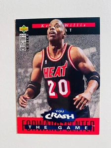 Tarjeta de baloncesto de la NBA Kevin Willis Crash Insert 1994 cubierta superior #R15 casi nueva - Imagen 1 de 2