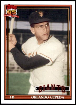 Orlando Cepeda 210 2016 Topps Archives (1991 Topps Design) - Image 1 of 2