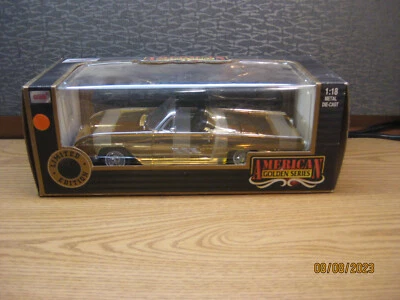 Ford Thunderbird Sports Roadster 1963 1/18, chapado en oro, Anson # 30334 GD Foto 1 de 4