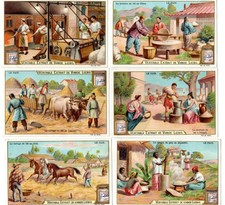 LIEBIG S.706    F 709  ,.'  BREAD  '  V/G .COND.PLUS.  FRENCH  ISSUE