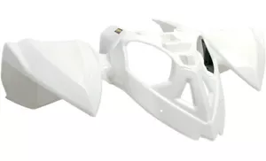NUEVO POLARIS OUTLAW 06 - 08 PLÁSTICO BLANCO GUARDABARROS DELANTEROS PLÁSTICOS - Imagen 1 de 1