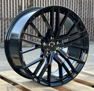 20" Wheels For Audi A4 A6 A5 A7 A8 Q3 Q5 Q7 Atlas Rims Set 20x9 5x112 - Picture 1 of 5