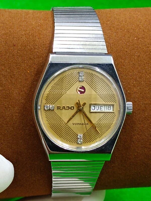 Reloj vintage RADO VOYAGER 17 joyas indicador automático día/fecha Foto 1 de 4
