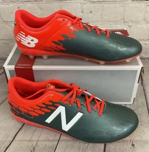 New Balance Visaro 2.0 Youth Boy's Soccer Cleats Grey White Alpha Orange US 4.5 - Picture 1 of 13