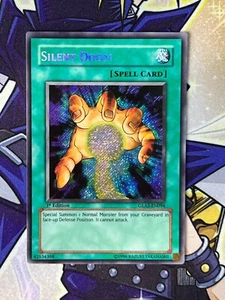 GLAS-EN094 Silent Doom Secret Rare 1st Edition LP Yugioh Card - Foto 1 di 2