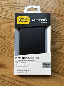 OtterBox Symmetry Series Case for iPhone 15 / iPhone 14 / iPhone 13 - Black - Picture 1 of 3