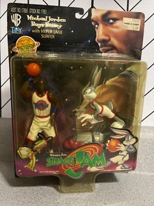 Space Jam Michael Jordan and Bugs Bunny with Hyper Lane Surfer 1996!!!!! - Picture 1 of 4