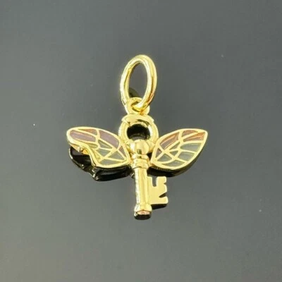 Pandora Harry Potter Winged Key Pendant, Gold-Plated Snitch  #104 - Image 1 of 4