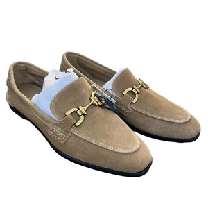 Zara Soft Suede Flat Split Leather Women's Brown Loafers US Size 9 UK 7 EUR 40 - Picture 1 of 10
