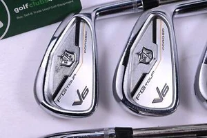 Wilson FG Tour V6 Irons / 3-PW / Stiff Flex Steel Shafts / No Shaft Bands - Picture 1 of 7