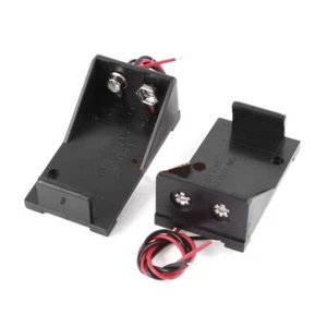 9V Battery Clip Holder 9V Battery Case Box With Wire Leads Without Lid/Switch - Picture 1 of 3