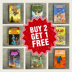 Vintage Sci-Fi Paperback Books CHOOSE Your TITLES Save Post Buy 2 Get 1 FREEđź–¤ - Picture 1 of 105