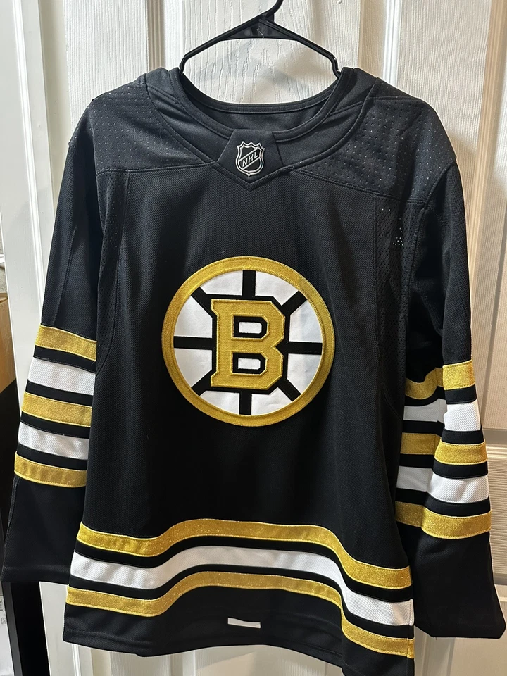 Adidas Patrice Bergeron Boston Bruins Home Jersey Sz 44 - 100th Anniversary