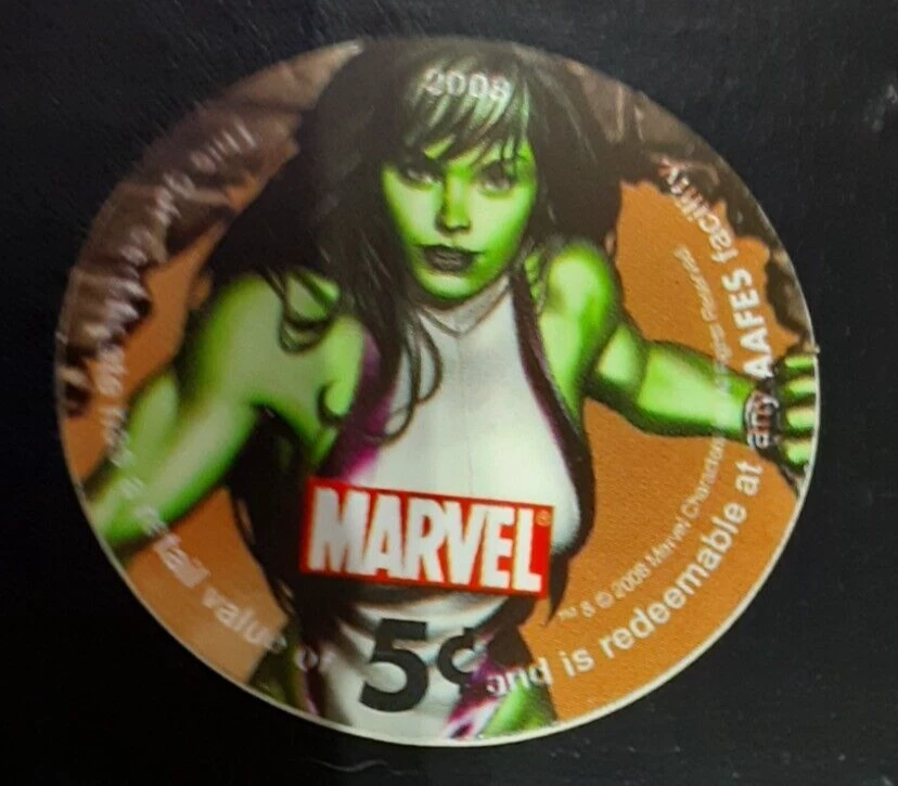 KL# M440     She Hulk 11E5 AAFES Pog  2008 Uncirculated Condtion - Image 1 of 3