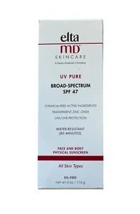 EltaMD UV Pure Face and Body Sunscreen, SPF 47, 4 oz. (D912) - Picture 1 of 4