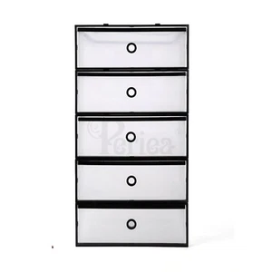 Periea Clear Plastic Knee High Boots Shoe Storage Boxes Stackable Drawers Tidy - Picture 1 of 4