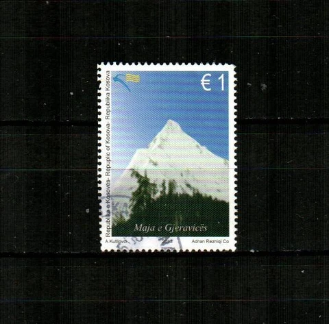 KOSOVO Scott's 234 ( 1v ) Mt. Gjeravica F/VF Used ( 2013 ) Cover