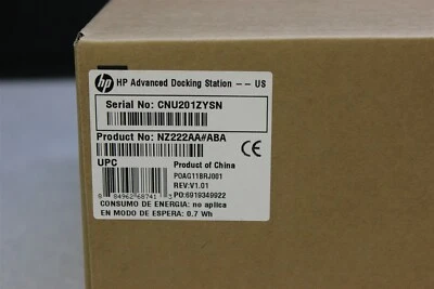 HP Advanced Docking Station NZ222AA - Image 1 of 2