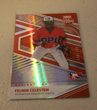 2020 Panini Elite Extra Edition Aspirations Orange /149 Felnin Celesten #181 RC