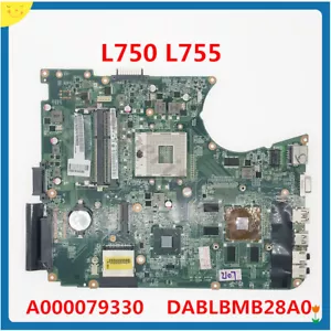 A000079330 DABLBMB28A0 Laptop Motherboard For Toshiba SATELLITE L750 L755 PGA989 - Picture 1 of 3