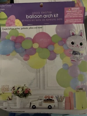 Arco globo pastel con conejito • Baby Shower • Pascua • Cumpleaños Foto 1 de 2