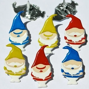 GNOME Brads Giardino Cortile Estate Primavera Scrapbooking Creazione Carte Timbratura - Foto 1 di 1