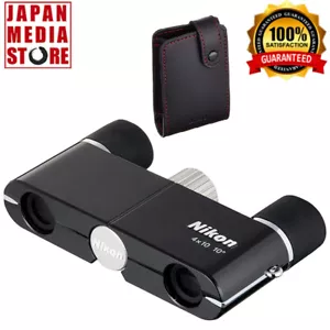 NIKON Binoculars 4X10D CF Roof Prism Black 4X10DCF Sport Theater Easy to Carry! - Picture 1 of 9