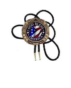 Corbata Patriótica Dios Bendiga América Bolo Regalo Para Papá Corbata Accesorios Ropa - Imagen 1 de 1