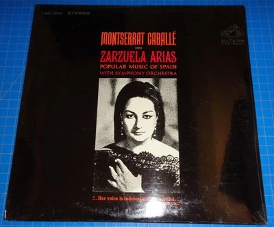 Montserrat Caballe ZARZUELA ARIAS - RCA LSC-2894 SEALED - Image 1 of 2