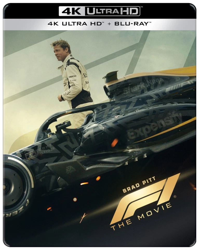 [PREORDER 10.11.25] F1 THE MOVIE 4K UHD + Blu-ray Steelbook Limited Edition - Image 1 of 1