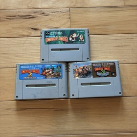 Super Famicom Super Donkey Kong 1 2 3 Japan SFC games US Seller