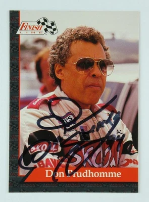 Don Prudhomme Signed 1993 Finish Line NHRA Trading Card #36 Autographed HOF - Image 1 of 3