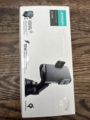 JOYROOM JR-ZS219 Soporte de teléfono de carga inalámbrica eléctrico triaxial negro. Nuevo Foto 1 de 4