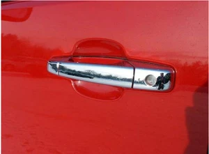 PLATED ABS CHROME PLASTIC DOOR HANDLES COVER SET fits CHEVY SUBURBAN 11 12 13 14 - Foto 1 di 12