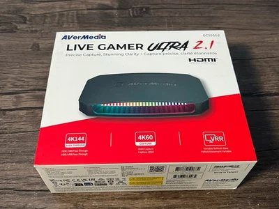 AVerMedia Live Gamer Ultra 2.1 HDR HDMI 4K Capture Card GC553G2 White NEW SEALED - Image 1 of 3