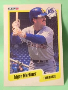 1990 Fleer - Edgar Martinez #520 - Seattle Mariners  - Picture 1 of 2
