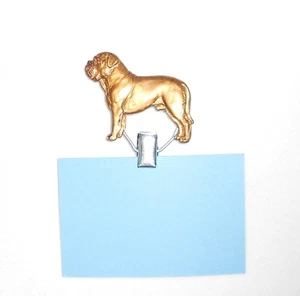 DOGUE DE BORDEAUX Dog Breed Show Ring Clip for number Great Gift - Picture 1 of 2