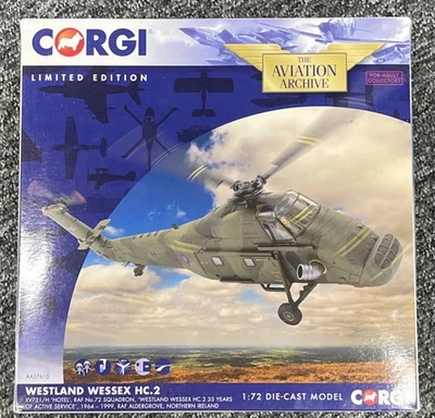 CORGI AA37610 1/72 Westland Wessex HC.2  XV721/H RAF 72 Sqdn Aldergrove 35 Years - Image 1 of 4