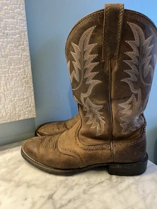 Ariat Damen Stiefel Stil 10001605 ATS Leder Western Größe 6,5B Cowgirlstiefel - Bild 1 von 10