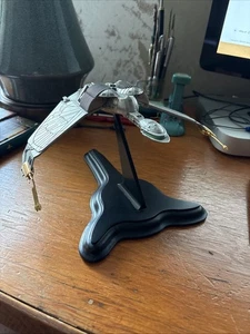 Franklin Mint Star Trek Klingon Cruiser Pewter Model - Bild 1 von 17