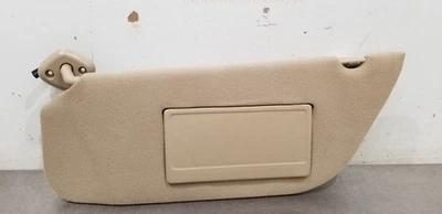06 FORD F350 SD CREW CAB SINGLE SUN VISOR ILLUMINATED LEFT DRIVER TAN - Image 1 of 4