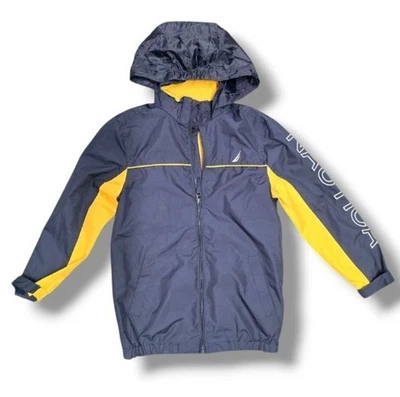 Chaqueta Nautica Resistente a la Lluvia para NIÑOS (Talla 8-10), Impermeable, Capucha de Guarda. Foto 1 de 4