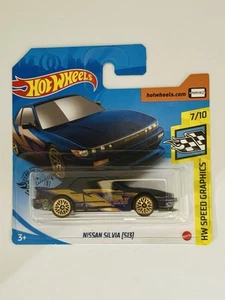 2020 Hot Wheels HW Speed Graphics Nissan Silvia (S13) Mainline diecast grey S41 - Picture 1 of 2