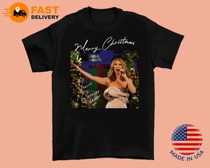 Camiseta de Algodón Unisex Firmada Feliz Navidad Celine Dion S a 5XL FL1025 - Imagen 1 de 4