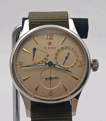 Gaviota 1963, 40 mm automático con cristal de zafiro, envío a EE. UU. Foto 1 de 4