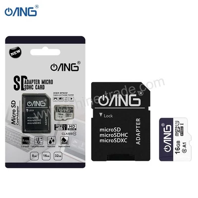 Genuine 16GB Micro SD Class 10 Memory Card Sdhc + SD Adapter Mobile Phone Camera - Image 1 of 4
