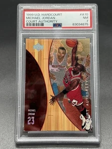 1999-00 Upper Deck Hardcourt #A10 Michael Jordan PSA 7 Court Authority Bulls HOF - Bild 1 von 2