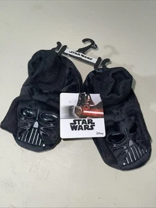 Disney Star Wars Hausschuhe Darth Vader Kind Kleinkind Kinder groß 9-10 NEU mit Etikett - Bild 1 von 5