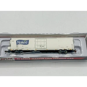 N Scale Atlas 64' Trinity Reefer Naked Juice Road #3132 Train Car - Picture 1 of 5