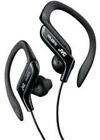 JVC Haeb75B Sport Ear Clip Earphones Adjustable Splash Proof (Black) [New Headph